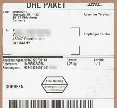 Paketaufkleber vorlage 0d, paket beschriften. Philaseiten De Moderne Postgeschichte Paketaufkleber Auf Dhl Inlandspaketen