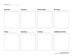 Easy to print, download, and share with others. Weekly Calendar Template Tim S Printables