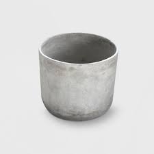 The planters are held by slim metal legs with a cross base, and it has a black finish that brings modern style to your entryway, living room, or outside on the patio. Concrete Planter Gray Project 62 Target