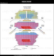 queens theatre london seat map and prices for les miserables