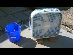 This compact cube style evap. Homemade Evaporative Air Cooler Simple Box Fan Conversion Easy Instructions Youtube Evaporative Air Cooler Air Cooler Homemade Air Conditioner
