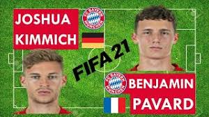 Benjamin jacques marcel pavard (french pronunciation: Joshua Kimmich Vs Benjamin Pavard Fifa 21 Comparison Youtube