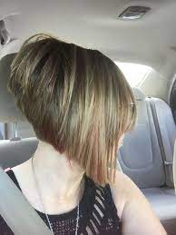 High Bob Angled Bob Haircuts Short Hair Styles Stacked Bob Haircut