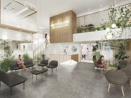 The Village White House Polyclinic Slasharchitects In 2020 Waiting Room Design Waiting Room Design Reception Areas Clinic Interior Design