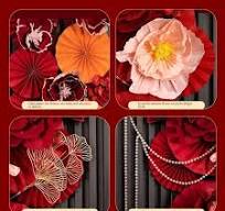 Pretty 2025 Chinese New Year Wall Decoration DIY Crafts Pape ...