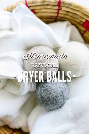 Homemade diy dryer balls (easy!) updated: Diy Homemade Wool Dryer Balls Live Simply