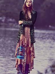 Free People Embellished Magic Velvet Coat Boho Chic Jacket Fashion Boho Fashion
