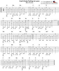 Can T Help Falling In Love Guitar Tabs Fingerstyle It Is Actually An Awesome Things To Learn The Guitar You Can Easily Explore Your Ingenuity Discover F Guitar Tabs Guitar Tabs Songs Cant Help Falling In Love