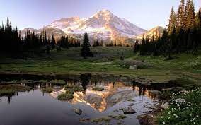 National Geographic Wallpaper Nature Around The World Mount Rainier National Park National Parks Beautiful Places In The World