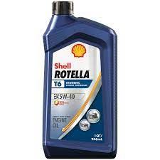 Shell Rotella T6 Full Synthetic 5w 40 Diesel Engine Oil 1 Quart Walmart Com Walmart Com
