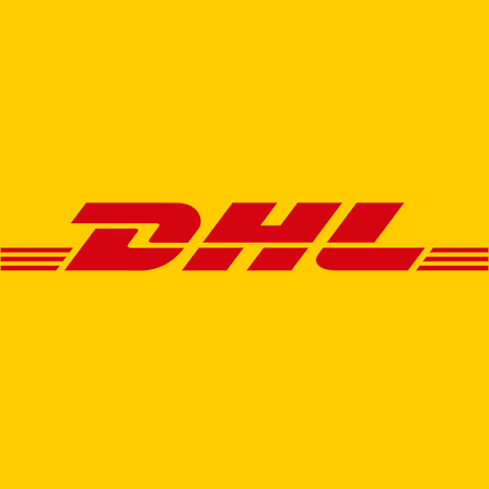 DHL shipping logo — Gunbaze carrier