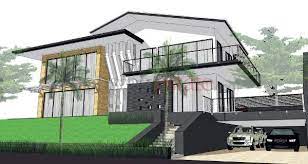 Selain cocok untuk rumah minimalis garasi ini juga didesain dengan ditambah penutup sehingga kendaraan akan lebih aman karena tidak langsung terkena panas dan hujan. Rumah Dengan Basement Di Lahan Datar