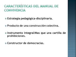 Resultado de imagen para manual de convivencia ppt