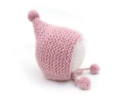Knitted Baby Hat With Pom Pom Knitting Pattern Tutorial Baby Hats Knitting Baby Hat Knitting Pattern Baby Hats