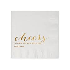 Bridal Shower Napkins Napkins Bridal Shower Wedding Napkins Personalized Personalized Cocktail Napkins