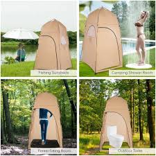 Tomshoo Portable Outdoor Shower Tents Camping Toilet Beach Toilet Outdoor Privacy Toilet Changing Room Walmart Com In 2020 Portable Outdoor Shower Shower Tent Outdoor Camping Shower