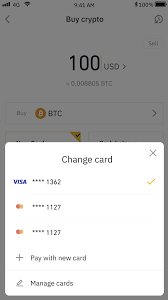 Please note that your bank may choose to. How To Buy Crypto With Credit Debit Card On The Binance App Binance Support