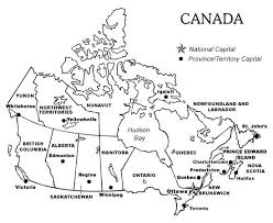 Printable Map Of Canada With Provinces And Territories And Their Capitals Canada For Kids Canada Map Geography Of Canada