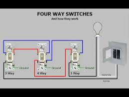 Two way switching means having two or more switches in different locations to control one lamp. Switch Wiring 4way 2 3way 1 4way Youtube