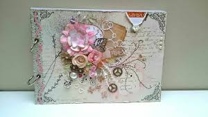 A4 Fotoalbum Hochzeit Gastebuch Scrapbooking Scrapbookalbum Vintage Handmade Frame Decor