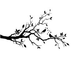 Bird On Tree Branch Best Wall Stencil Birds Decals Ideas Wall Bird Silhouette Art Tree Branch Wall Art Tree Silhouette