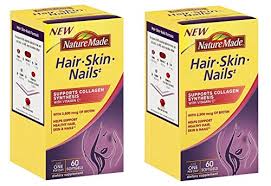 Nature madeâ® gummies are perfect for adults who want a tastier, more enjoyable way to take vitamins and supplements. Nature Made Hair Skin Nails With Biotin Softgel 2500 Mcg 60 Count Pack Of 2 Buy Online In Dominica At Dominica Desertcart Com Productid 27961931