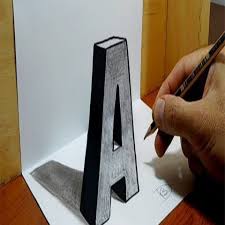 Algi Yaniltan 3 Boyutlu Cizimler Guzel Sozler 3d Art Drawing 3d Pencil Drawings 3d Drawings
