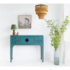 Rama Sita Turquoise Console Chest In 2020 Console Chest Rama Sita House And Home Magazine