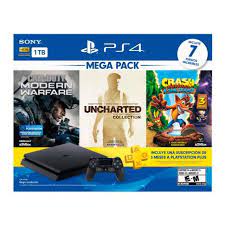 Consola Playstation 4 1 Tb Mega Pack Con 7 Juegos A Precio De Socio Sam S Club En Linea