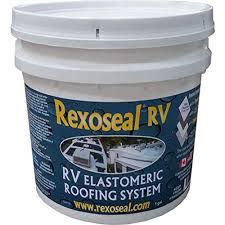 This excellent rv roof sealant is compatible with any roofing material, including epdm and tpo. Rexoseal Rv Liquid Rubber Roofing System Waterproofing And Protective Rv Roof Coating Sealant White 1 Gallon