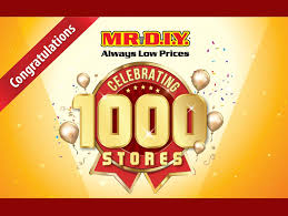 Iklan 1000 kekosongan jawatan mr diy dengan gaji rm1,200 sebulan. Congratulations Mr Diy For Reaching 1000 Stores Across Asia Bricolage Philippines Inc Mr Diy