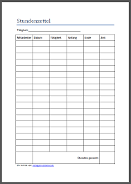 Stundenzettel vorlagen download für word, pdf und excel kostenlos. Stundenzettel Vorlage Kostenlos Als Pdf Oder Word