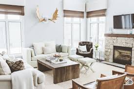 Project Lake Wisconsin Cottage Style Family Room Moose Antlers Reclaimed Wood Modern Rustic Living Room Cottage Living Rooms Rustic Living Room