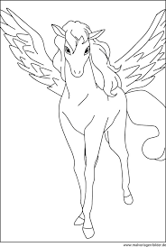 Das einhorn kommt in der griechischen und der römischen mythologie jedoch nicht vor. Pegasus Kostenlose Ausmalbilder Zum Ausdrucken
