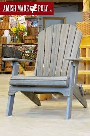 Folding Fan Back Amish All Weather Poly Adirondack Chair Amish Made Poly Adirondack Chair Folding Adirondack Chairs Chair