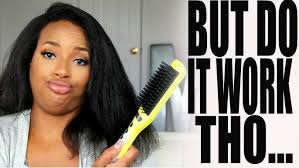 DOES IT WORK?? Acevivi Hairbrush Straightener FT my Sister!