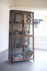 They will extend over the opening on all four sides equally. Industrial Modern Glass Door Storage Cabinet Bookcase Woodwaves