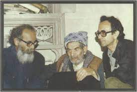 شهریار - این عکس مربوط به دیدار دکتر محمدرضا شفیعی کدکنی و استاد هوشنگ ابتهاج (سایه) با مرحوم استاد شهریار در تبریز است؛در خرداد 1366 .اولین باری است که شفیعی کدکنی با