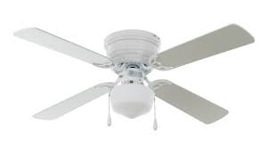 Buy products such as mainstays 42 hugger metal indoor ceiling fan with single light, white, 4 blades, led bulb, reversible at walmart and save. Mainstays 42 Hugger Metal Indoor Ceiling Fan With Single Light White 4 Blades Led Bulb Reversible Walmart Com Walmart Com