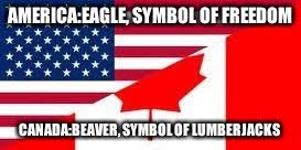 Fastest way to caption a meme. America Vs Canada Imgflip