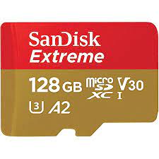 Sandisk extreme pro 170mb/s sdxc cards are available in 64, 128, 256 and 512 gb capacities. Sandisk Extreme 128 Gb Microsdxc Speicherkarte Und Amazon De Computer Zubehor