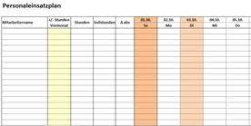 Bei dpe3 handelt es sich um eine kostenfreie . Excel Vorlage Dienstplan Kostenlos Hanseatic Business School