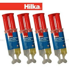 For bonding polymers to metals it is necessary to increase the surface. 4 Pack Hilka 2 Part Epoxy Syringe Quick Setting Adhesive Glue Plastic Metal Wood Ebay