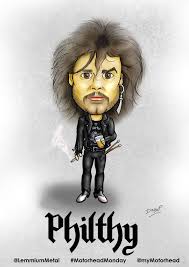 Cartoon Of Motorhead S Legendary Former Drummer Phil Philthy Animal Taylor Uploaded To Help Celebrate Motorheadmonday Lemmy Motorhead Heavy Metal Motorhead