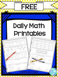 daily math kindergarten worksheets free by kathryn garcia made for learning