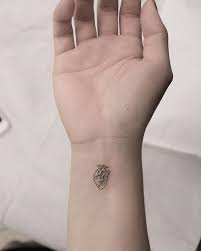 Anatomical Heart Tiny Wrist Tattoos Wrist Tattoos Small Wrist Tattoos