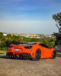 Ferrari 488 Gtb Super Cars Ferrari Orange Car