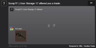 I used this method for my 5 ref to 14 keys in 1 week. I Didn T Know That Scrap Tf Had A Storage Service Should I Accept Tf2