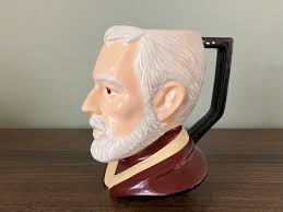 1997 Vintage Star Wars Classic Collectors Series Obi-wan Kenobi Figural Mug 