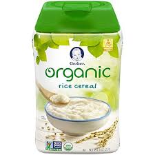 Gerber Baby Cereal Organic Rice Organic Oatmeal Organic Baby Cereal Baby Cereal